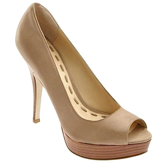 Enzo Angiolini Sully Platform Peep Toe Pumps - Picture 1 of 15